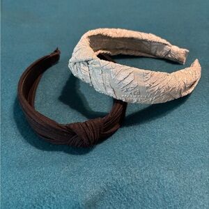Elegant Textured Headbands - Light Green and Black
